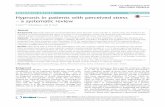 Hypnosis in patients with perceived stress – a systematic ... · concentrating), emotional (anxiety, anger, touchiness, lability) and social symptoms (social withdrawal). Stress