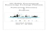 10th Public Procurement Knowledge Exchange Platform ... · Bosnia and Herzegovina: Ms. ĐINITA FOČO Director of Public Procurement Agency Email Address: djinita.foco@javnenabavke.gov.ba