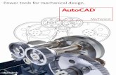 AutoCAD · holes, including through, blind, and oblong holes. When users incorporate these features into a design, AutoCAD Mechanical automatically cleans up the insertion area, reducing