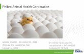 Phibro Animal Health Corporation...7 February 4, 2020 Webcast and Conference Call For the three months ended December 31 2019 2018 MFAs and other $ 92.0 $ 93.1 $ (1.1) (1)% Nutritional