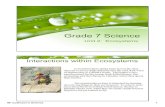 Full Units with Lesson Plans and Worksheets - Grade 7 Sciencemrcollinson.ca/Tuck/7 science/ecosystems/7_science... · 2016-08-29 · Unit 2: Ecosystems Interactions within Ecosystems.