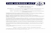 H.R. 6800, The Heroes Act Title-By-Title Summary › uploadedfiles › heroes_act... · 2020-05-15 · 1 . H.R. 6800, The Heroes Act . Title-By-Title Summary . DIVISION A – Coronavirus