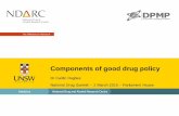 Components of good drug policy - Australian Greens › sites › greens.org.au › files › National+Drug+Su… · testing, drug consumptions rooms *** Supply reduction and law enforcement