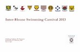Inter-House Swimming Carnival 2013 - Scotch College, Perth · 2017-09-13 · inter-house swimming – wednesday february 13th, 2013 commencing at 9.00 am officials referee pdl burt