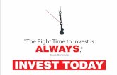 The Right Time to Invest is ALWAYS - Investments | Insurancefirstchoiceinvestments.in › Wealth Creation Plans... · Why ELSS? Unlike most instruments that offer tax benefits, ELSS