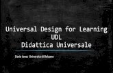 Universal Design for Learning UDL Didattica Universaleetwinning.indire.it/wp-content/uploads/2019/06/UDL-Ianes.pdf · UNIVERSAL DESIGN FOR LEARNING Supera la questione dell‘accessibilitàa