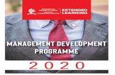 MANAGEMENT DEVELOPMENT PROGRAMME › wp-content › uploads › 2017 › ... · 2020-07-01 · The Management Development Programme (MDP) is uniquely designed to build your capacity