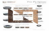 Fire Pit Options - Johnson Concrete Products...Fire Pit Options ROUND UNITS ASHLAND Optional 4-piece radius coping 50” outside diameter 29 1/2” inside diameter STONELEDGE SUFFOLK