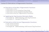Math 112 Lecture 13: Derivatives of Trigonometric Functionspeople.okanagan.bc.ca › clee › math112f08 › Lectures › Math112Lect… · Derivatives of the Basic Trigonometric
