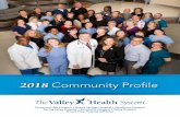 2018 Community Profile - Summerlin Hospital · and Summerlin Hospital’s 20th anniversary. We are also happy that Desert View Hospital in Pahrump, NV, is an affiliate of The Valley