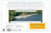 Black Gold Lodge At Rivers Inlet - LoopNet · 2018-07-05 · Black Gold Lodge – At Rivers Inlet MICHELE CUMMINS - PREC | 604-820-0555 | 778-885-4659 mcummins@remax.net | British