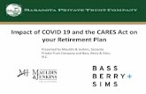 Impact of COVID 19 and the CARES Act on your Retirement Plan › wp-content › uploads › 2020 › 05 › ...Impact of COVID 19 and the CARES Act on your Retirement Plan. Presented