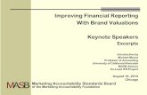 Improving Financial Reporting With Brand Valuations Keynote … › wp-content › uploads › 2008 › 12 › G1.-IFR... · 2015-11-25 · value of our corporate brand, as of December