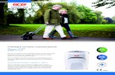 PORTABLE OXYGEN CONCENTRATOR · 2019-08-02 · Zen-O™ is a best in class portable oxygen concentrator with pulse and continuous oxygen delivery modes for active patients requiring