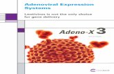 Adenoviral Expression Systems - Takara Bio cloning (Panel B). Clone any expression cassette into the