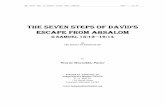 THE SEVEN STEPS OF DAVID’S ESCAPE FROM ABSALOM ESCAPE … Books/David's Escape.pdf · The Seven Steps of David’s Escape From Absalom Page - 4 of 37 - while David as an individual