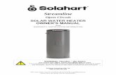 Solahart Solar Hot Water, Solar Power, and Battery …...This water heater is designed to be installed as an electric boosted solar water heater with its booster heating unit connected