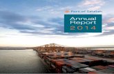 Annual Report 2014 - Port Salalah · 3 Key Performance Indicators Port of Salalah 2009 2010 2011 2012 2013 2014 Key Operational Data Crane Capacity in TEUs (‘000s) 4,800 5,000 5,000