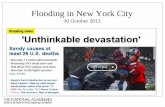 Flooding in New York City 30 October 2012€¦ · A Stronger, More Resilient New York A Stronger, More Resilient New York • Analysis and recommendations built on best available