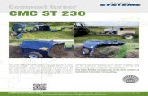 Compost turner CMC ST 230 - nativ-recycling.co.il · , info@compost-systems.com Compost turner The new CMC ST 230 offers high performance with compact design. The machine creates