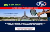 « COME TO FRANCE DISCOVER PARIS AND COMPETE AGAINST … · During the all tournament our team of professionnal coaches, will support you threw you journey ! Program : -Collective