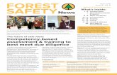 FOREST · 2019-03-26 · April 2019 issue 2 / vol. 6 What’s Inside: FOREST Safety is Good Business SAFETY News Welcome to the April edition of Forest Safety News, covering news