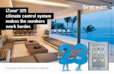 325 climate control system makes the numbers …For precision control of your ducted air conditioning. iZone® 325 climate control system makes the numbers work harder. LIVING TECHNOLOGY