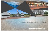 WHEN CHOOSING YOUR COLOR. - Cemstonecemstone.com/wp-content/uploads/2017/08/Color-Chart-1.pdf · concrete and LIQUIDFILL®- flowable fill for colored utility applications. COLOR YOUR