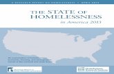 The STaTe of homeleSSneSSThe largest decreases were 6.8 percent among individuals identified as chronically homeless and 7.2 percent among veterans. • The national rate of homelessness