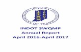INDOT SWQMP Annual Report April 2016-April 2017 SWQMP Annual Report... · 2019-05-10 · INDOT SWQMP Annual Report – April 2016- April 2017 Characterization and Prioritization of