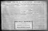 The Ocala evening star. (Ocala, Fla.) 1915-12-04 [p …...LOCAL NEWS EVENING ASSOCIATED TO PRESS PRESS TIME SERVICE MhR mt Mfl rf VOL. 21. ' OCALA, FLORIDA, SATURDAY, DCE3IBER 4, 1915