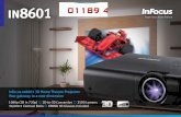 InFocus in8601 3D Home Theatre Projector€¦ · immersing you in the scene like never before. Lifesize Projection Why make the leap from a TV to a projector? You may as well ask