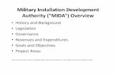 Military Installation Development Authority (“MIDA”) …le.utah.gov › interim › 2014 › pdf › 00004356.pdf• Since 2008 the legislature has appropriated $20.89 million