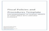 Fiscal Policies and Procedures Template › ... › leafiscalpptemplate.pdfProcedures = steps that ensure goals are met. The procedures are simply written fiscal steps/processes to