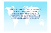 Turkey, ADU, and FEAS Presentation_ADU,_and...orientation programme for foreign students. erasmus@adu.edu.tr International Students Office. Bileteral Agreements of Nazilli FEAS 5 3