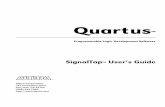 Quartus SignalTap User's Guide › content › dam › altera-www › ... · Quartus ™ Programmable Logic Development Software SignalTap TM User’s Guide Altera Corporation 101