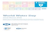CREW | Scotland's Centre of Expertise ... - World Water Day · engagement in Scotland (e.g. across research institutions, Scottish Environment Protection Agency, Centre of Expertise