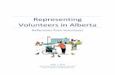 Representing Volunteers in Alberta - Propellus...Representing Volunteers in Alberta 1 | Page Acknowledgements We are so very lucky to work with our partner Volunteer Centres across