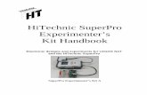 HiTechnic SuperPro Experimenter’s Kit Handbook...circuits and write companion programs for the LEGO MINDSTORMS NXT. The Experimenter’s Kit is a great way to learn more about the