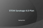 STEM Saratoga 4.0 Plan · 2019-12-03 · STEM 1.0 •Project Based Learning (PBL) •Everyday Math •CMP II •EiE •SEPUP •PLTW •GTT • STEM 2.0 •Hybrid Courses •Google