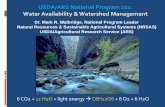 USDA/ARS National Program 211: Water Availability ......4.2 Improving watershed management and ecosystem services through long-term observation and characterization of agricultural