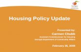 Housing Policy Update...Housing is a part of our state’s prosperity… Page 32 2/26/09 Title GDEcD Powerpoint Template Author Fred Huff Created Date 6/13/2012 2:40:57 PM ...