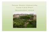 Texas State University Tree Care Plan November 2014 › grounds › trees › contentParagraph...D. Fertilization Generally speaking, if a tree shows signs of nutrient deficiency it