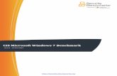 CIS Microsoft Windows 7 Benchmark...The CIS Security Benchmarks division provides consensus-oriented information security products, services, tools, metrics, suggestions, and recommendations