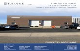 FOR SALE & LEASE - LoopNet€¦ · PROPERTY BROCHURE MIAMI, FLORIDA CONTACT: FOR SALE & LEASE 10645 E. 47th Avenue | Denver, CO 80239 13,631 SF WAREHOUSE. ... Available: July 1, 2017