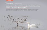 Recommendations for a Puget Sound Estuary Avian Monitoring ... · Prepared for the Puget Sound Ecosystem Monitoring Program (PSEMP) on behalf of the PSEMP Marine Birds Work Group