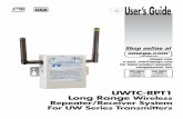 Repeater/Receiver System for UW Series Transmitters · Repeater/Receiver System For UW Series Transmitters iii Table of Figures ... It is the policy of OMEGA® to comply with all