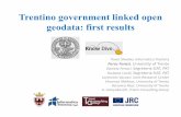 Trentino government linked open geodata: first results › events › conferences › inspire... · 2012-06-29 · Jena RDF Linking Links were established to external data sources