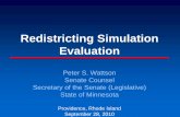 Redistricting Simulation Evaluation › ... › Sim_Evaluation_Providence.pdf · Redistricting Simulation Evaluation Peter S. Wattson Senate Counsel Secretary of the Senate (Legislative)