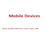 Mobile Devices › files › DanhSach › L7_20150202.pdf · Cellular telephony Graphics co- processors . Carnegie Mellon University ©2014 Patrick Tague . Carnegie Mellon University